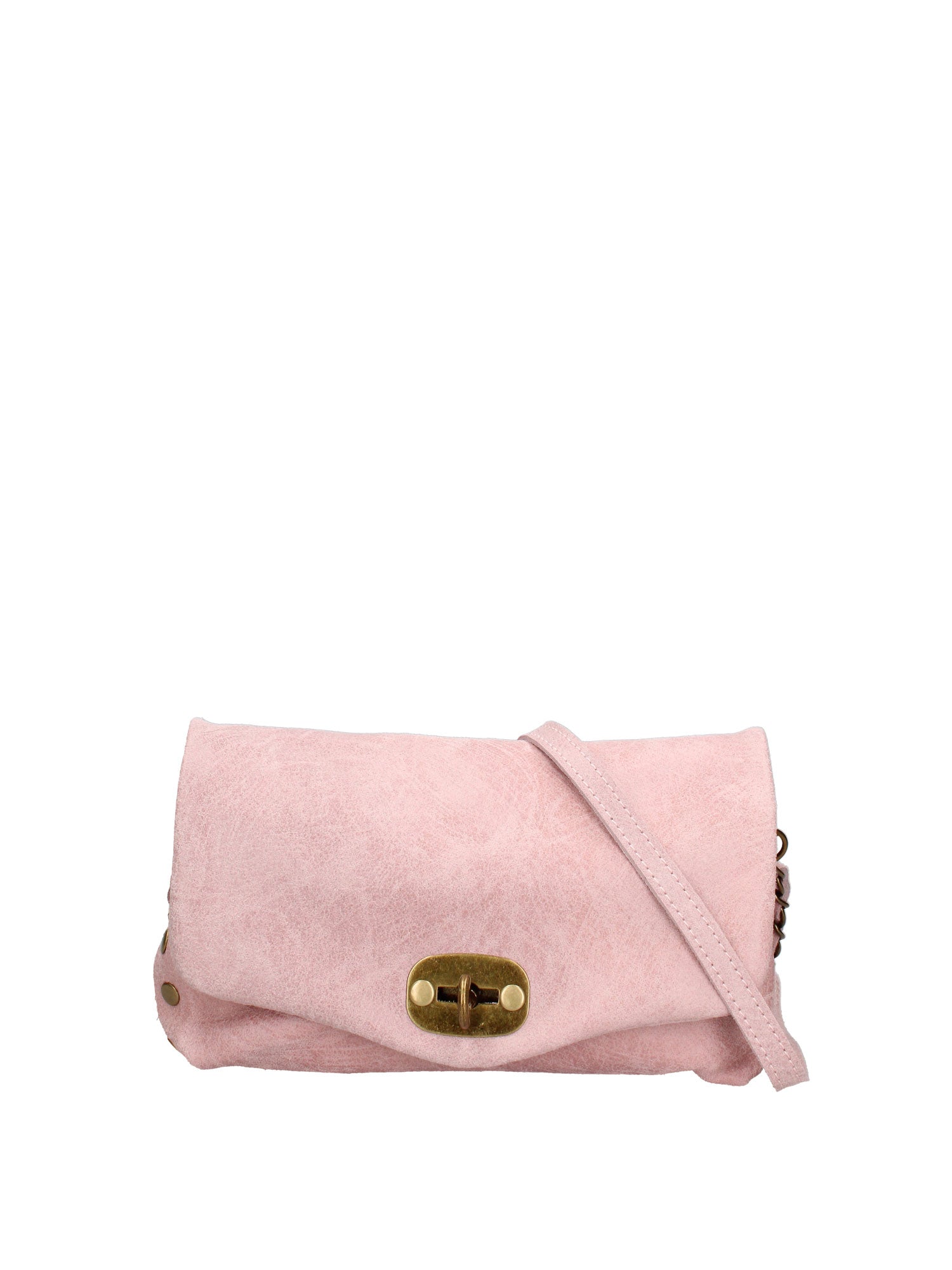 Borsa a Tracolla in Vera Pelle Rosa