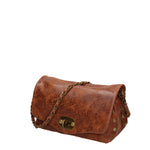 Borsa a Tracolla in Vera Pelle Cognac