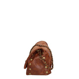 Borsa a Tracolla in Vera Pelle Cognac