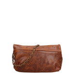 Borsa a Tracolla in Vera Pelle Cognac