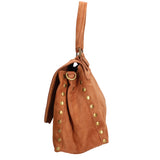 Borsa a Spalla in Vera Pelle Cognac