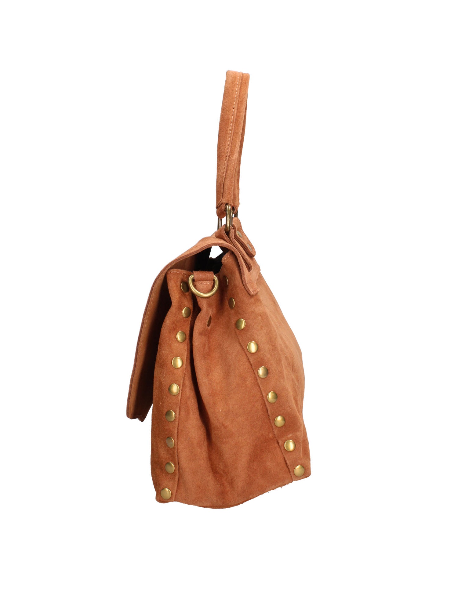 Borsa a Spalla in Vera Pelle Cognac