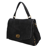 Borsa a Spalla in Vera Pelle Nero
