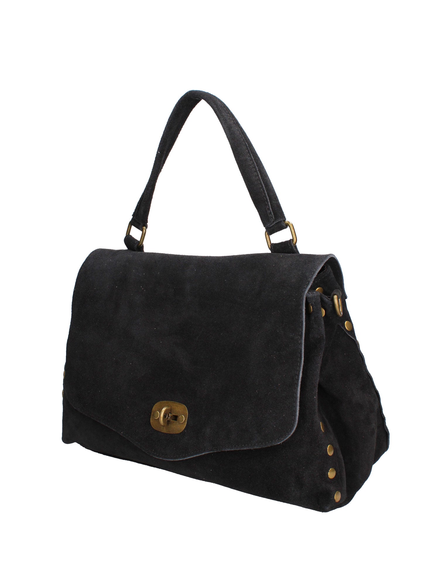 Borsa a Spalla in Vera Pelle Nero