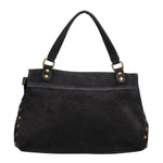 Borsa a Spalla in Vera Pelle Nero