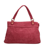Borsa a Spalla in Vera Pelle Bordeaux