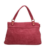 Borsa a Spalla in Vera Pelle Bordeaux