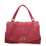 Borsa a Spalla in Vera Pelle Bordeaux