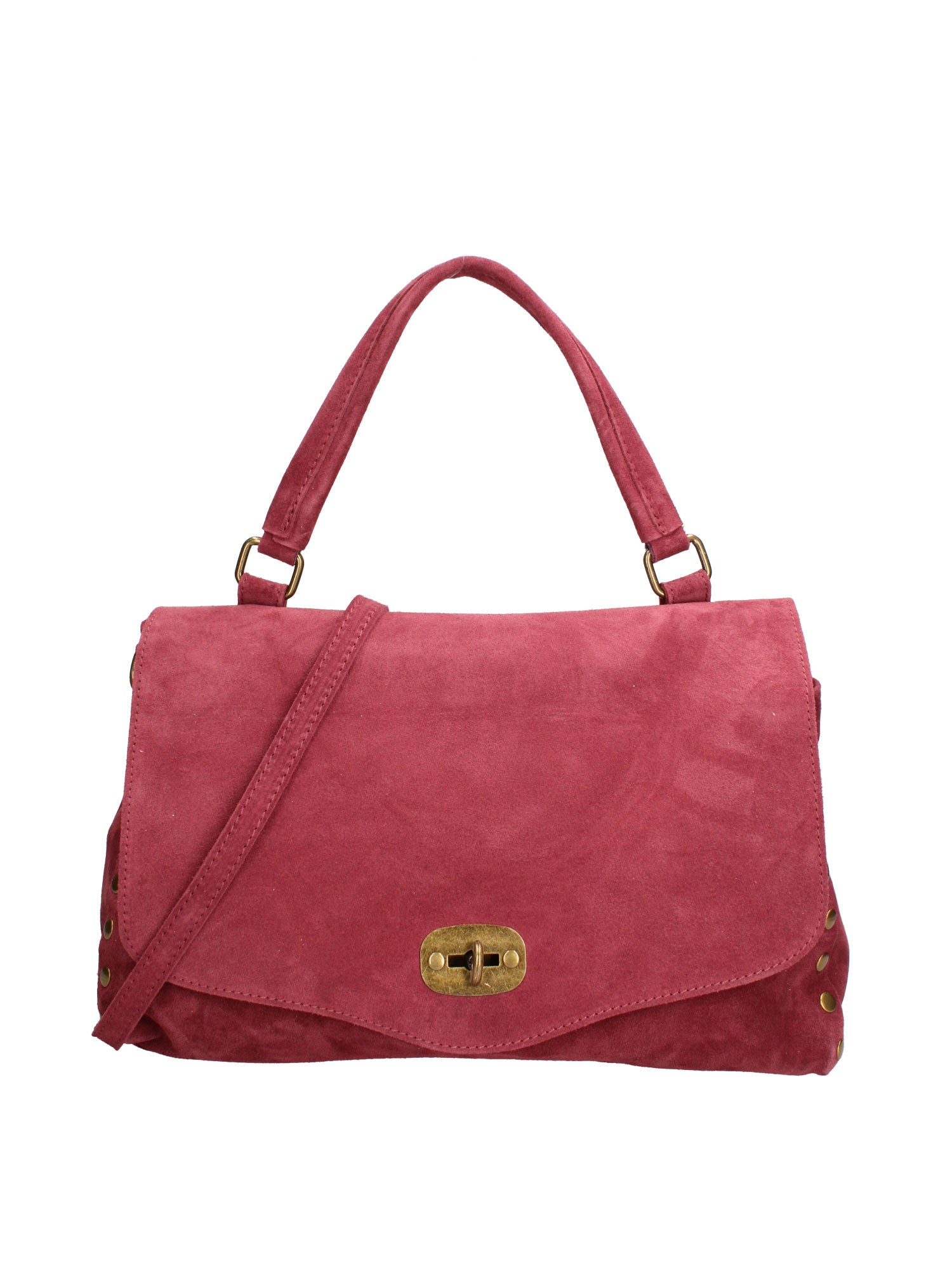 Borsa a Spalla in Vera Pelle Bordeaux