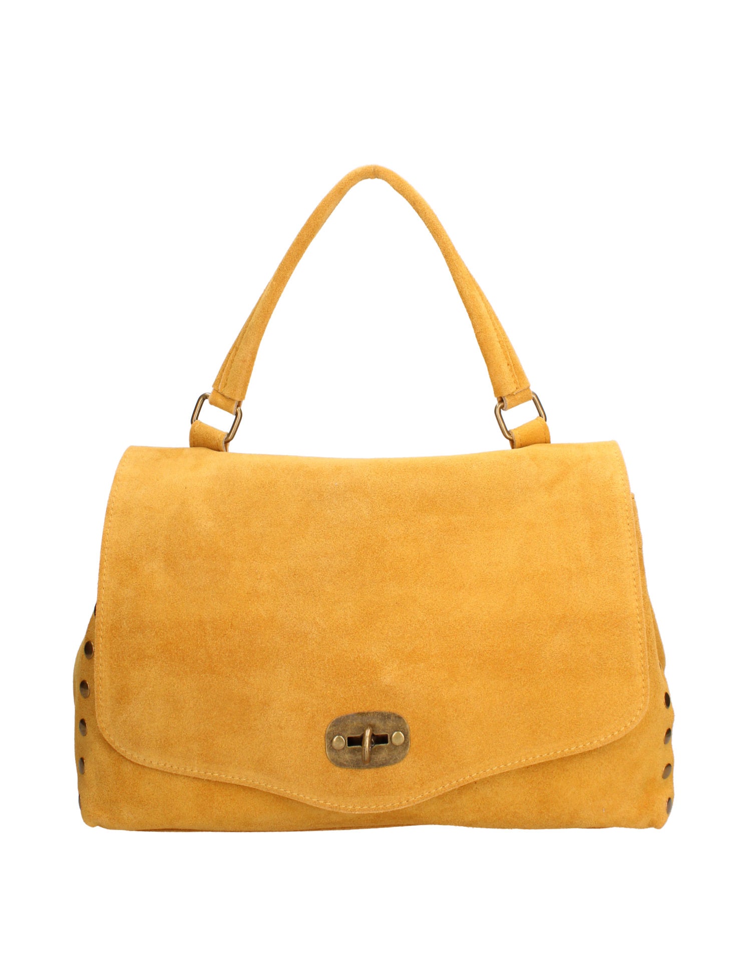 Borsa a Spalla in Vera Pelle Senape
