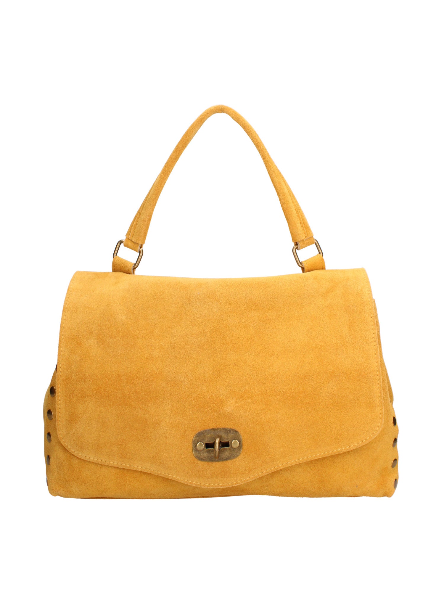 Borsa a Spalla in Vera Pelle Senape