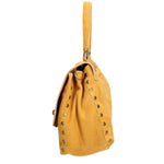 Borsa a Spalla in Vera Pelle Senape