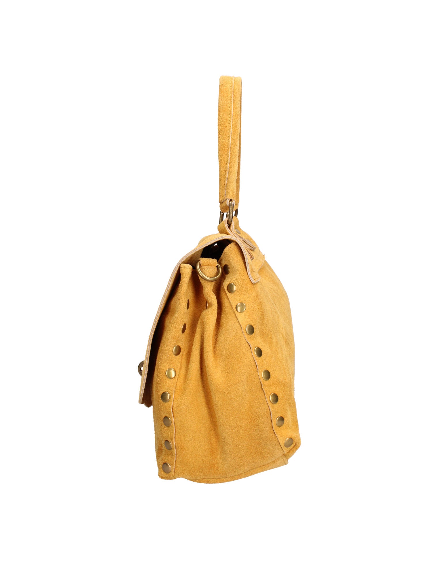 Borsa a Spalla in Vera Pelle Senape