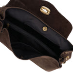 Borsa a Spalla in Vera Pelle Beige Scuro