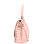 Borsa a Spalla in Vera Pelle Rosa Antico