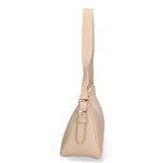 Borsa a Spalla in Vera Pelle Beige Scuro