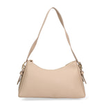 Borsa a Spalla in Vera Pelle Beige Scuro
