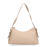 Borsa a Spalla in Vera Pelle Beige Scuro
