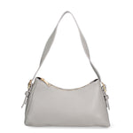 Borsa a Spalla in Vera Pelle Grigio