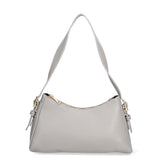 Borsa a Spalla in Vera Pelle Grigio