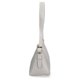 Borsa a Spalla in Vera Pelle Grigio