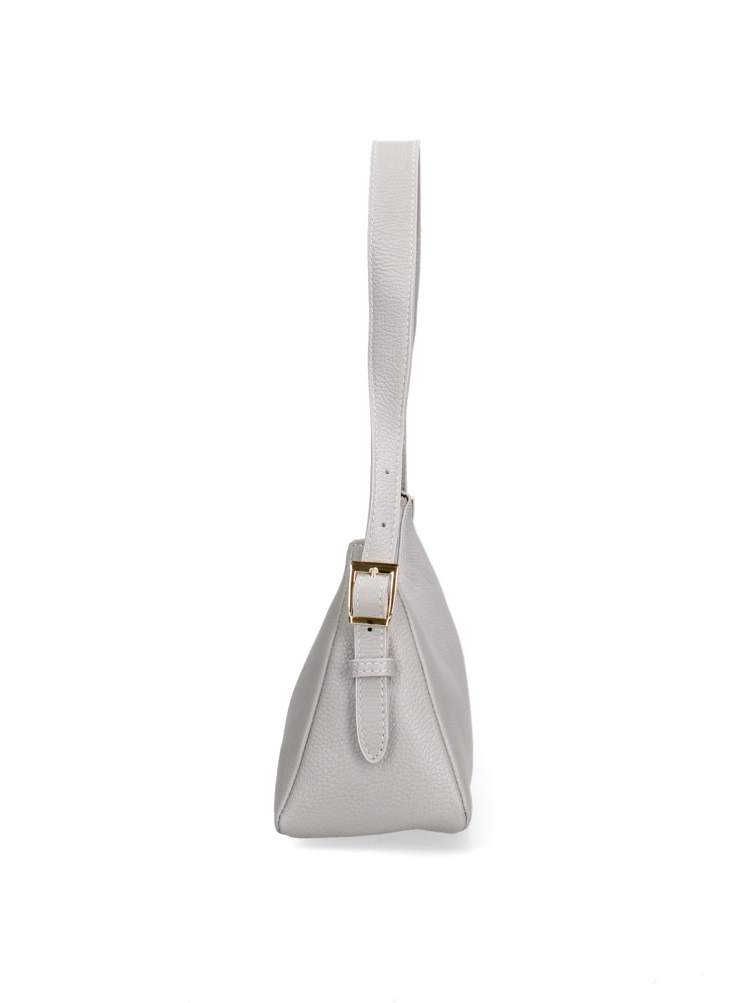 Borsa a Spalla in Vera Pelle Grigio