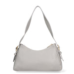 Borsa a Spalla in Vera Pelle Grigio