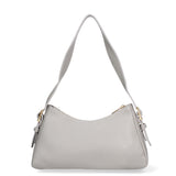 Borsa a Spalla in Vera Pelle Grigio