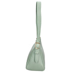 Borsa a Spalla in Vera Pelle Verde Chiaro
