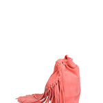 Borsa a Secchiello in Vera Pelle Salmone