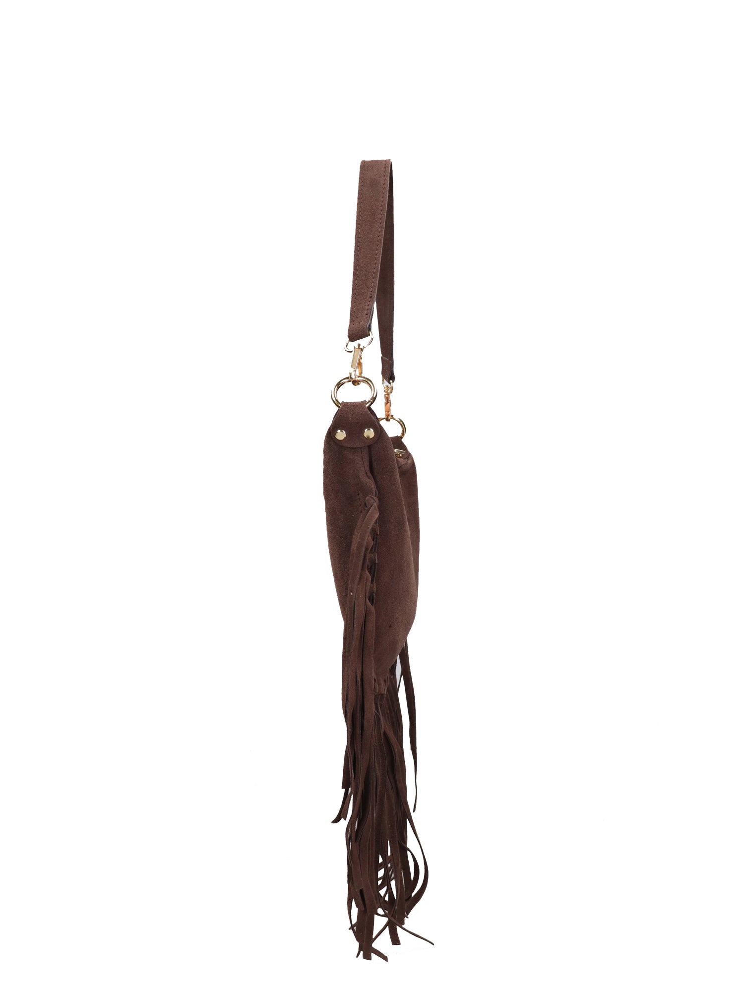 Borsa a Spalla in Vera Pelle Beige Scuro