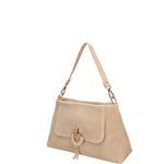 Borsa a Tracolla in Vera Pelle Beige