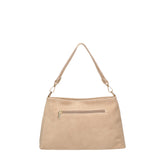 Borsa a Tracolla in Vera Pelle Beige