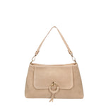 Borsa a Tracolla in Vera Pelle Beige