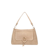 Borsa a Tracolla in Vera Pelle Beige