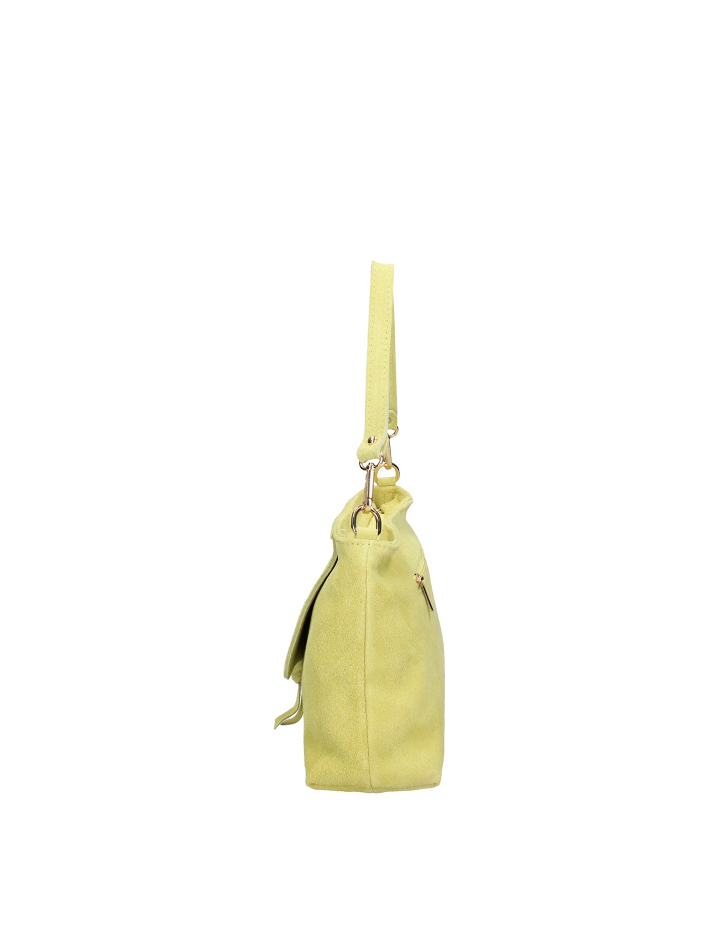 Borsa a Tracolla in Vera Pelle Verde Chiaro