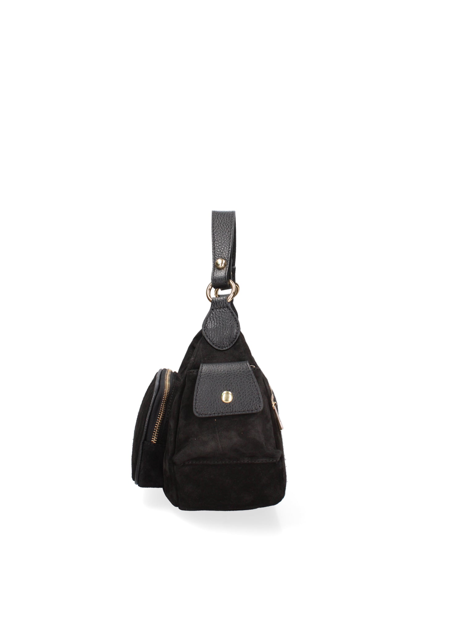 Borsa a Spalla in Vera Pelle Nero