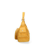 Borsa a Spalla in Vera Pelle Senape
