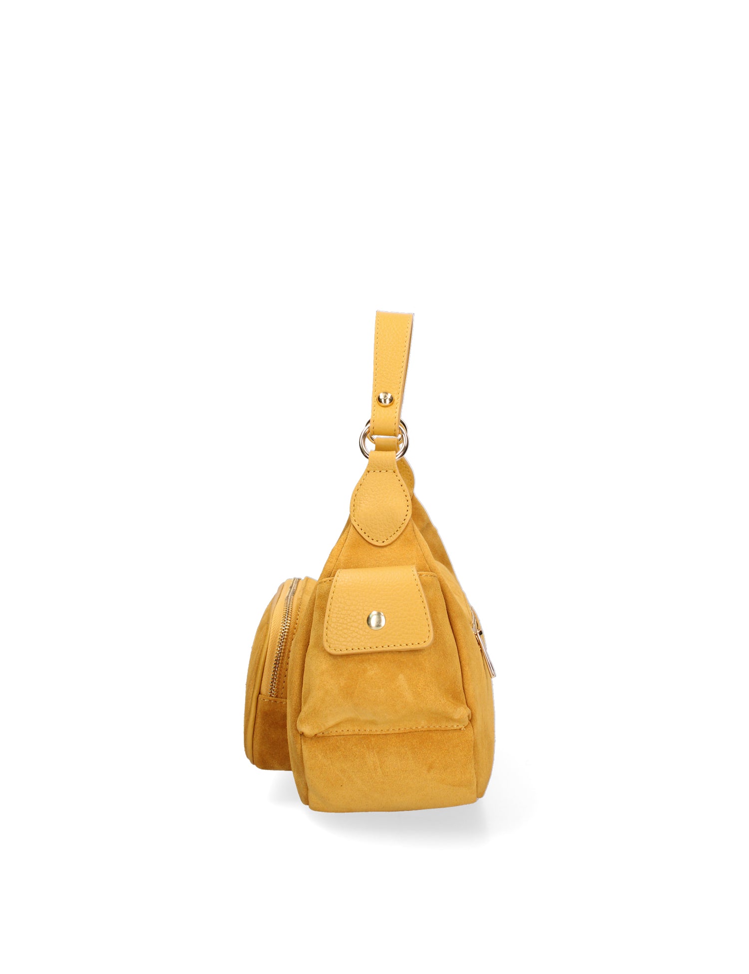 Borsa a Spalla in Vera Pelle Senape