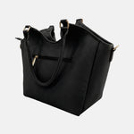 Borsa a Spalla in Pvc Nero