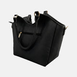 Borsa a Spalla in Pvc Nero