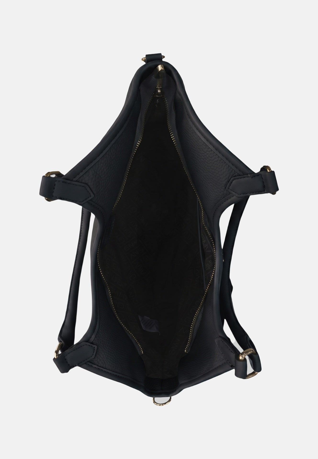 Borsa a Spalla in Pvc Nero