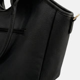 Borsa a Spalla in Pvc Nero