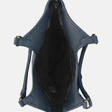 Borsa a Spalla in Pvc Blu