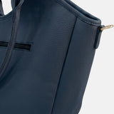 Borsa a Spalla in Pvc Blu