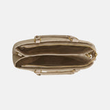 Borsa a Spalla in Pvc Beige