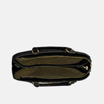 Borsa a Spalla in Pvc Nero