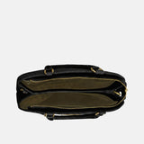Borsa a Spalla in Pvc Nero