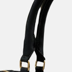 Borsa a Spalla in Pvc Nero