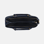Borsa a Spalla in Pvc Blu